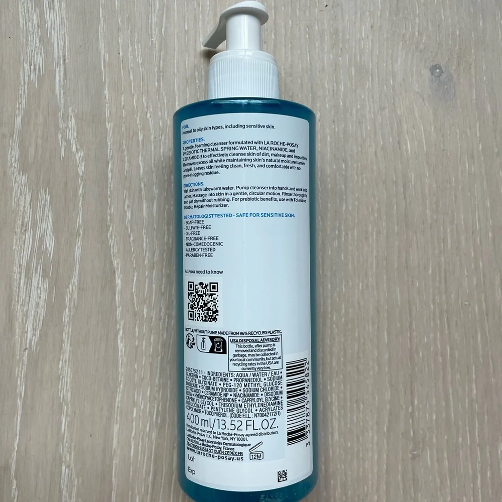 La Roche-Posay Toleriane Purifying Foaming‎ Cleanser